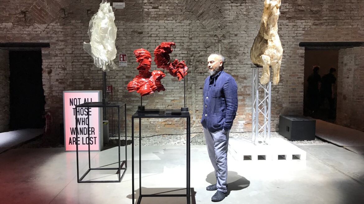 Davide dall’Osso arrives in Venice at the 78th Venice Film Festival for the premiere of the film “American Night”.