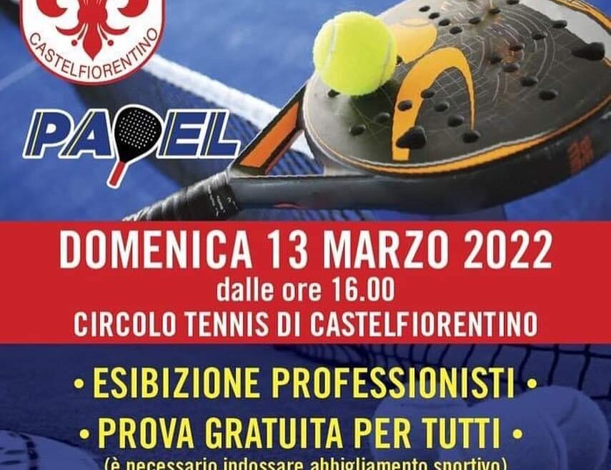 Padel arrives in Castelfiorentino