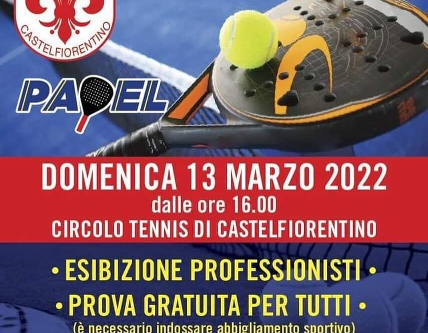Padel arrives in Castelfiorentino