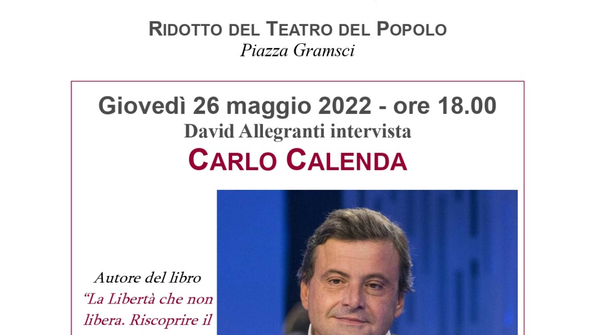 Carlo Calenda, intervista esclusiva al Ridotto per Castello d’Autore