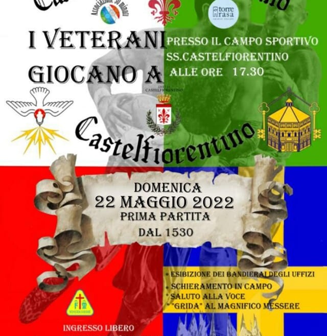 Historic soccer, parade and charity match in Castelfiorentino