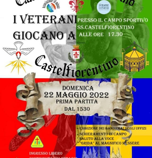 Historic soccer, parade and charity match in Castelfiorentino