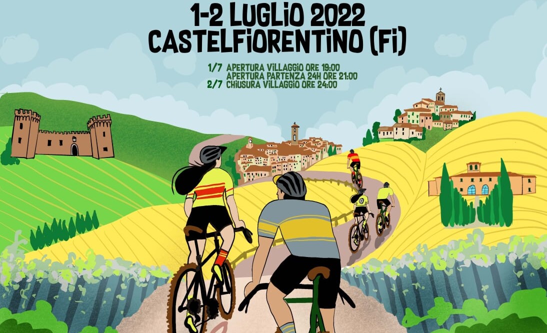 24 h Quadrifoglio, “Village” and Bicycle Touring Route to be ridden along the 4 “petals”