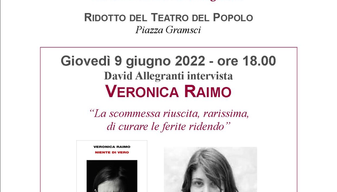 Castello d’Autore, David Allegranti intervista Veronica Raimo