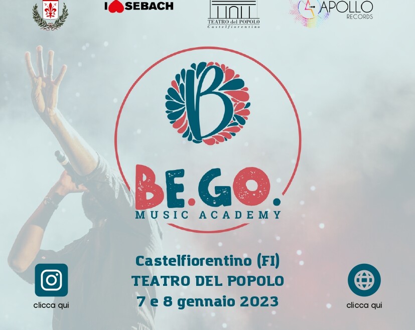 BE.GO. Music Academy. Tutte le info per partecipare