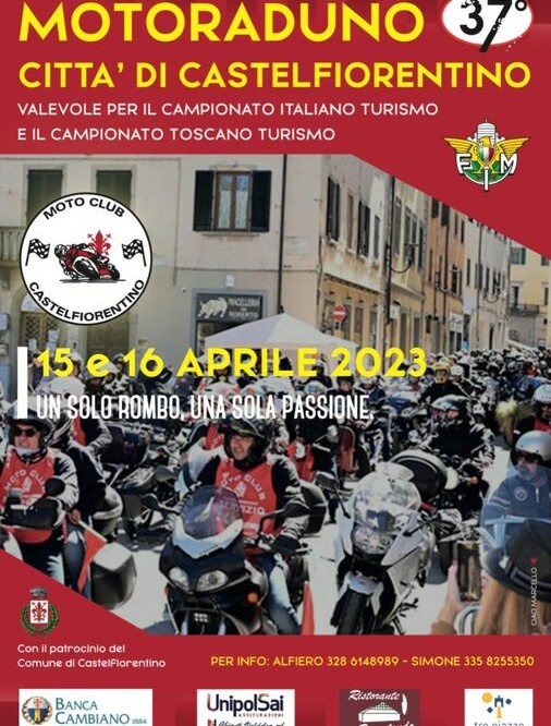 Il 37° motoraduno “Città di Castelfiorentino”
