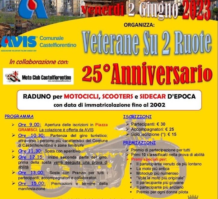 Festa della Repubblica con le “Veterane” su due ruote
