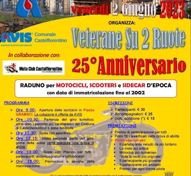 Festa della Repubblica con le “Veterane” su due ruote