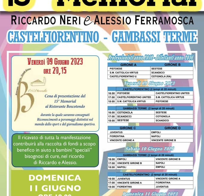 Friday evening’s presentation of the 15th Neri Ferramosca Memorial