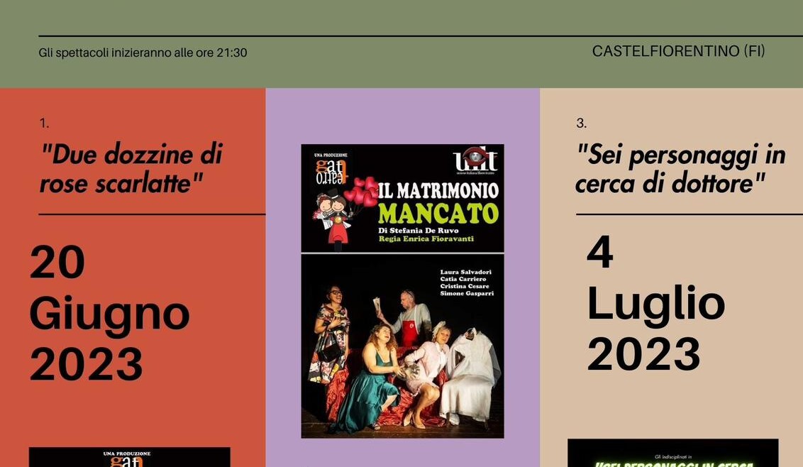 Open-air theatre in front of the Circolo Bastione, mini review from Tuesday