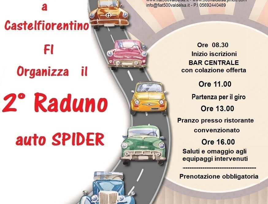Raduno di “spider” a Castelfiorentino