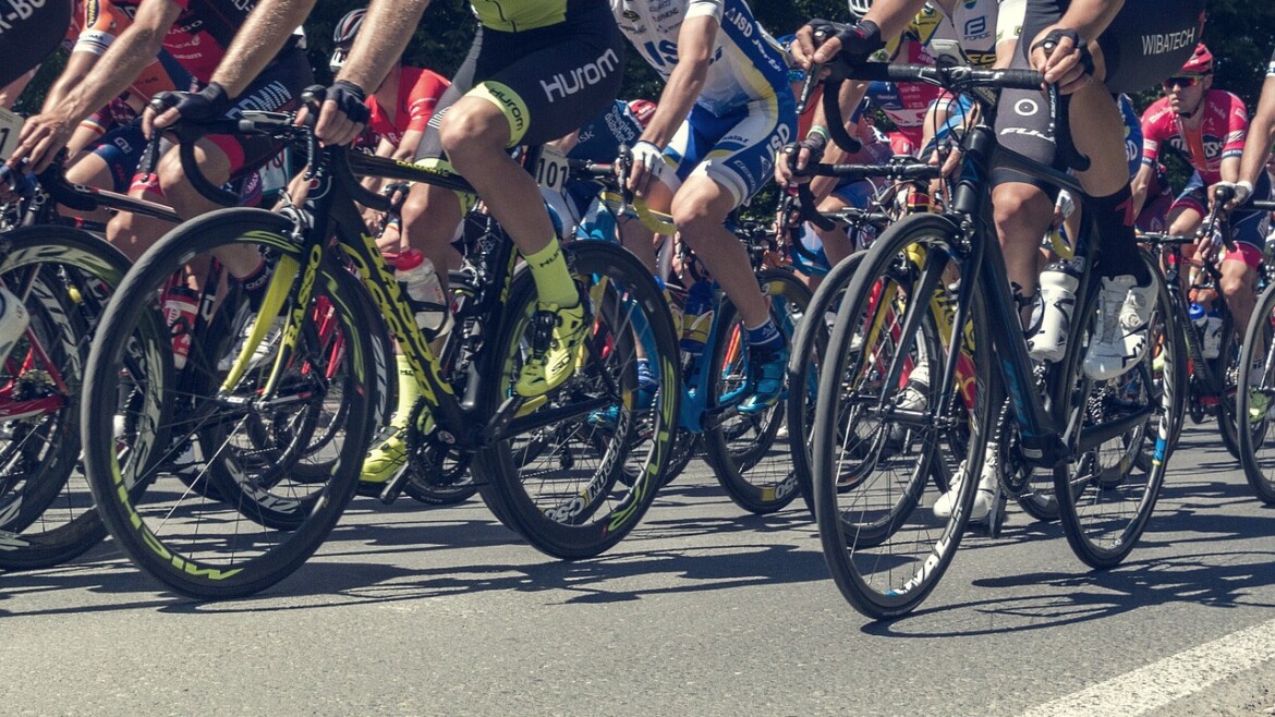 Sunday cycling race in Castelfiorentino