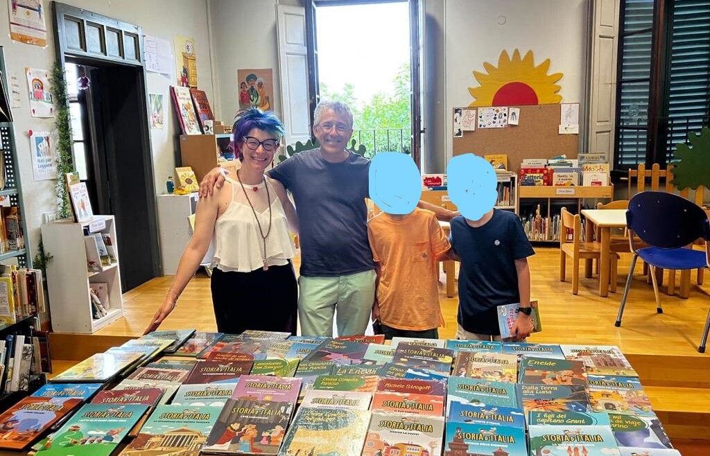 La Storia d’Italia per i bambini, donazione alla “Vallesiana”
