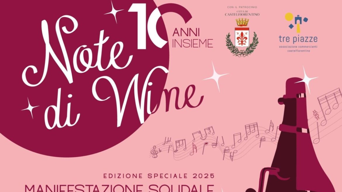Cibo, del buon vino e… tanta musica. Si festeggia a tavola il decennale di “Note di Wine”