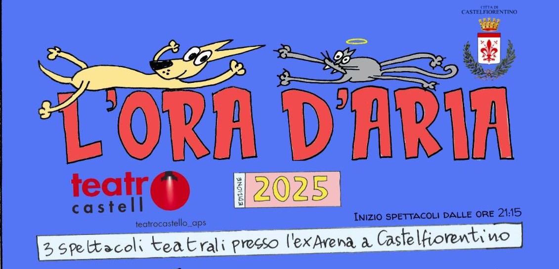 “Tre per uno” concludes the theater festival “L’Oria d’Aria” on Thursday.