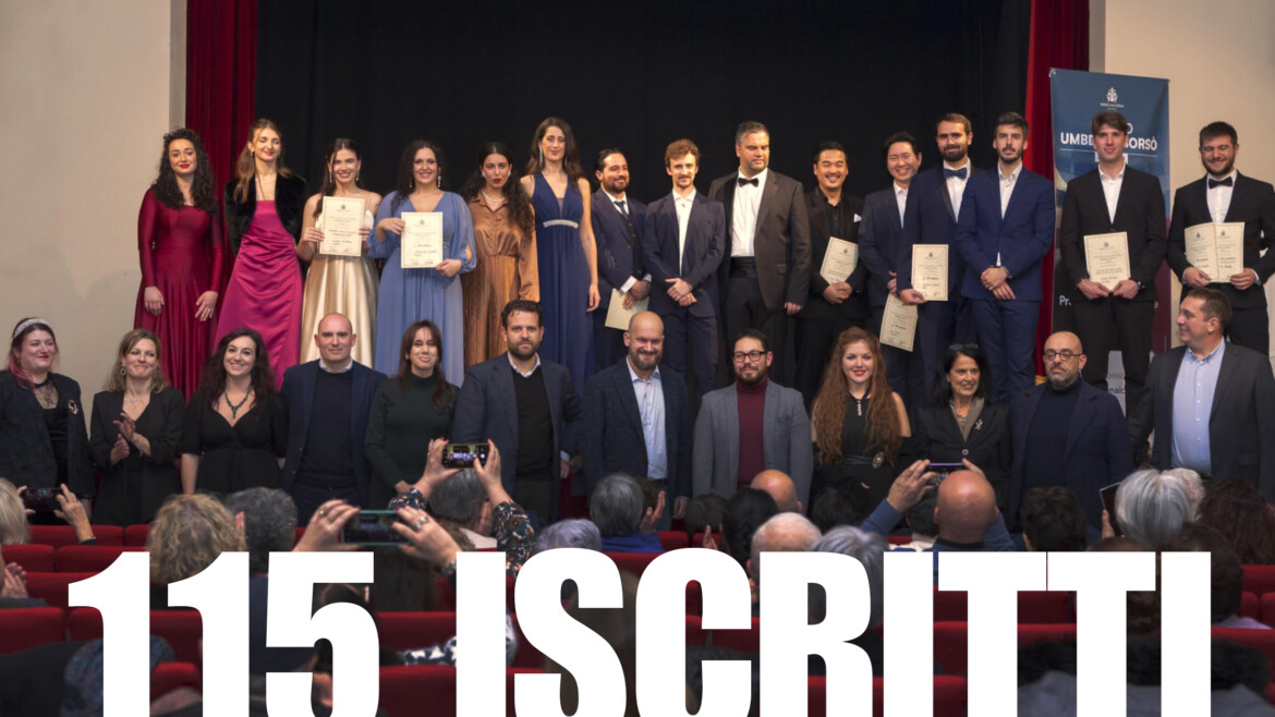 115 participants for the 2026 edition of the “Umberto Borsò International Opera Singing Competition”
